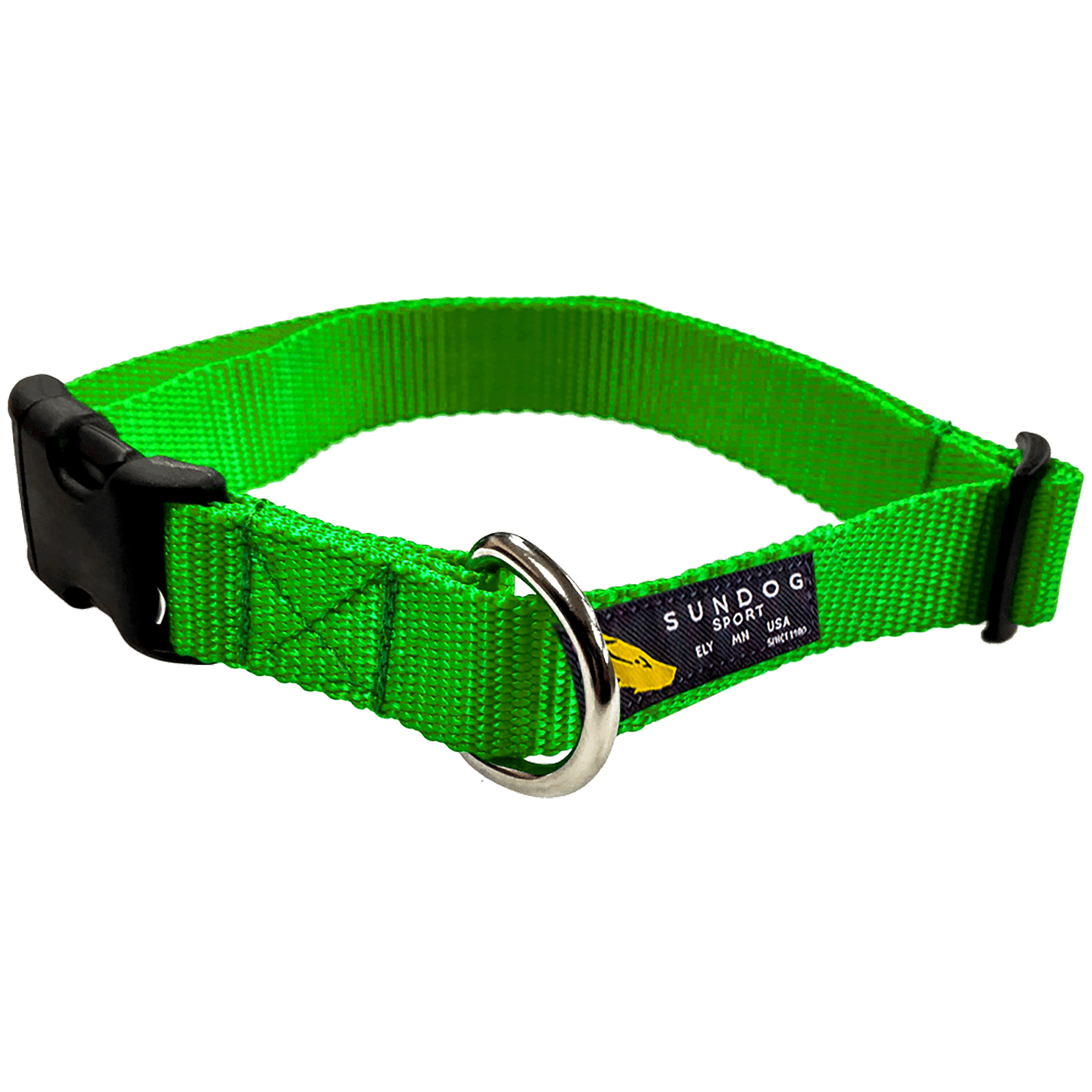 buckled-collar-neon-green